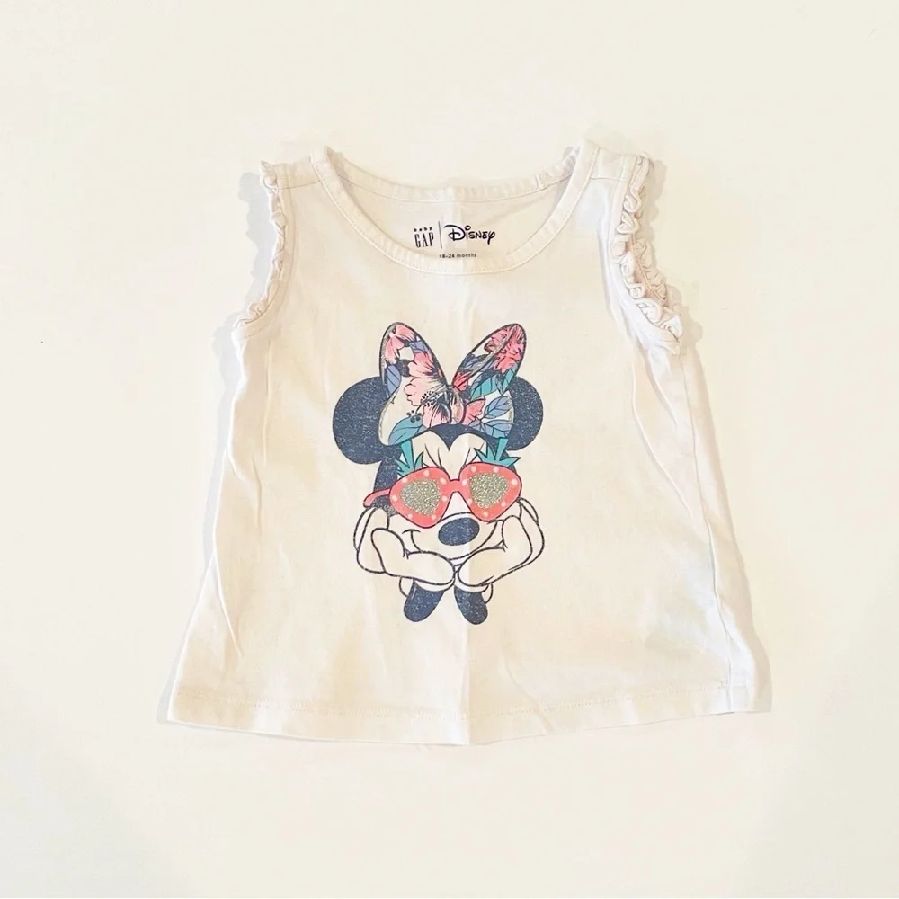 Gap 18-24M Minnie Mouse sleeveless top